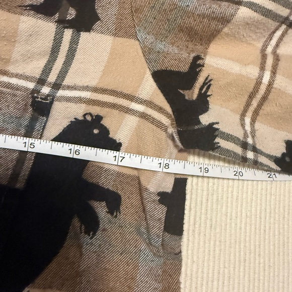 Hatley Tan and Black Plaid “In The Woods” Pajama Gown - Picture 7 of 8